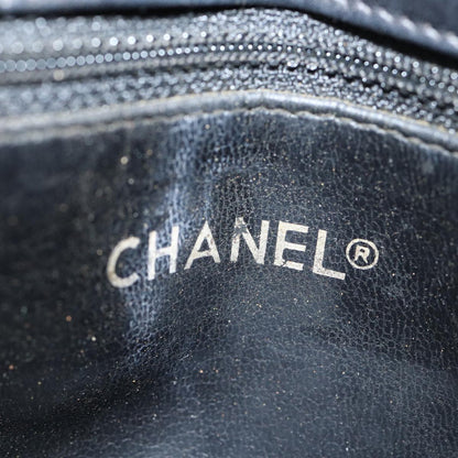 CHANEL Matelasse Turn Lock Waist bag Leather Black CC bs13969