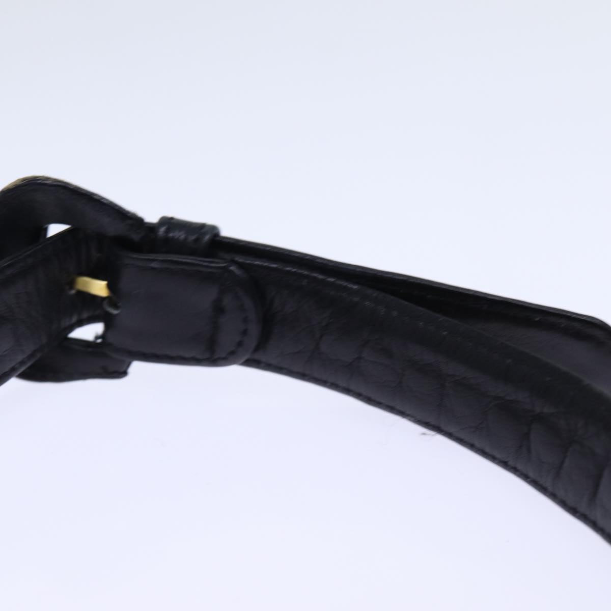 CHANEL Matelasse Turn Lock Waist bag Leather Black CC bs13969