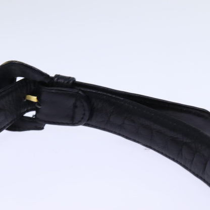 CHANEL Matelasse Turn Lock Waist bag Leather Black CC bs13969