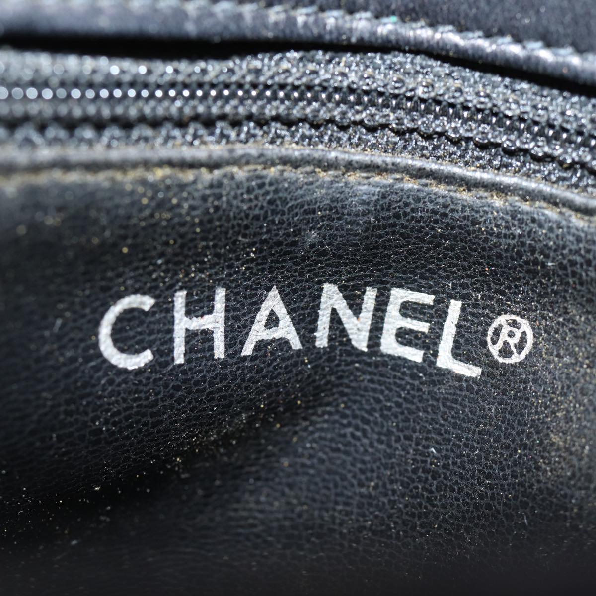 CHANEL Matelasse Turn Lock Waist bag Leather Black CC bs13970