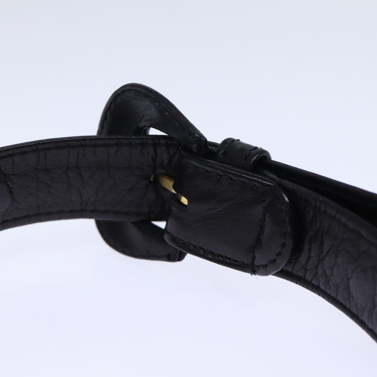 CHANEL Matelasse Turn Lock Waist bag Leather Black CC bs13970