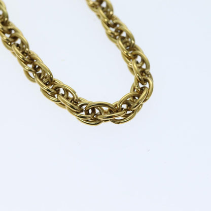 CHANEL Necklace Metal Gold CC bs14195