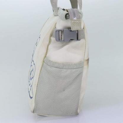 CHANEL Tote Bag Nylon White CC bs14294