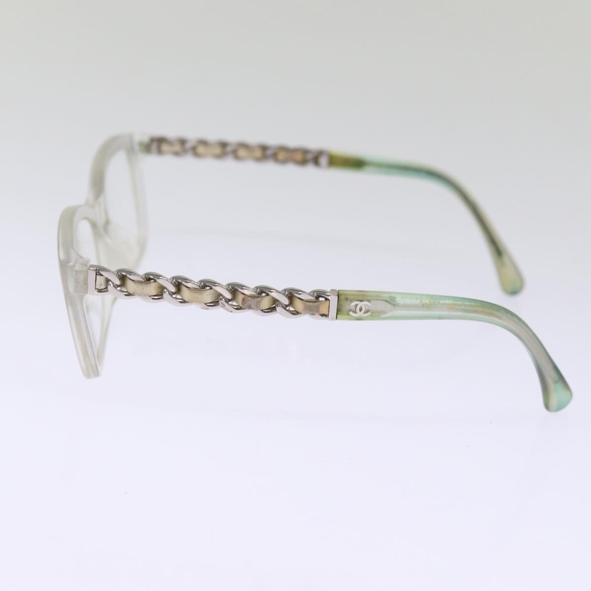 CHANEL Sunglasses plastic Clear CC bs14628
