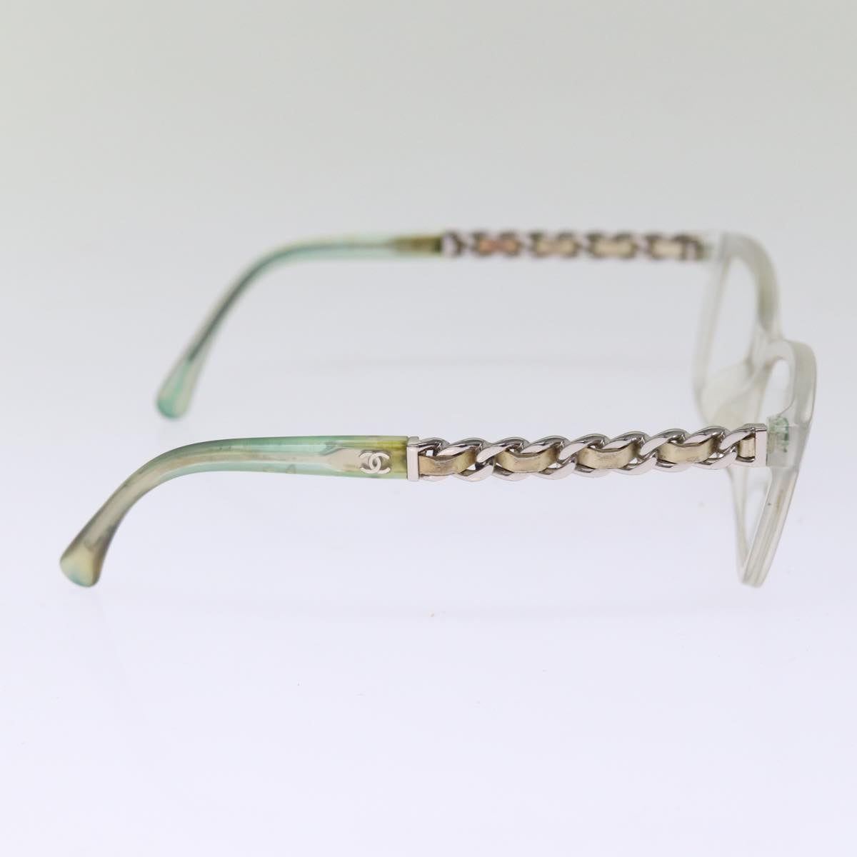 CHANEL Sunglasses plastic Clear CC bs14628