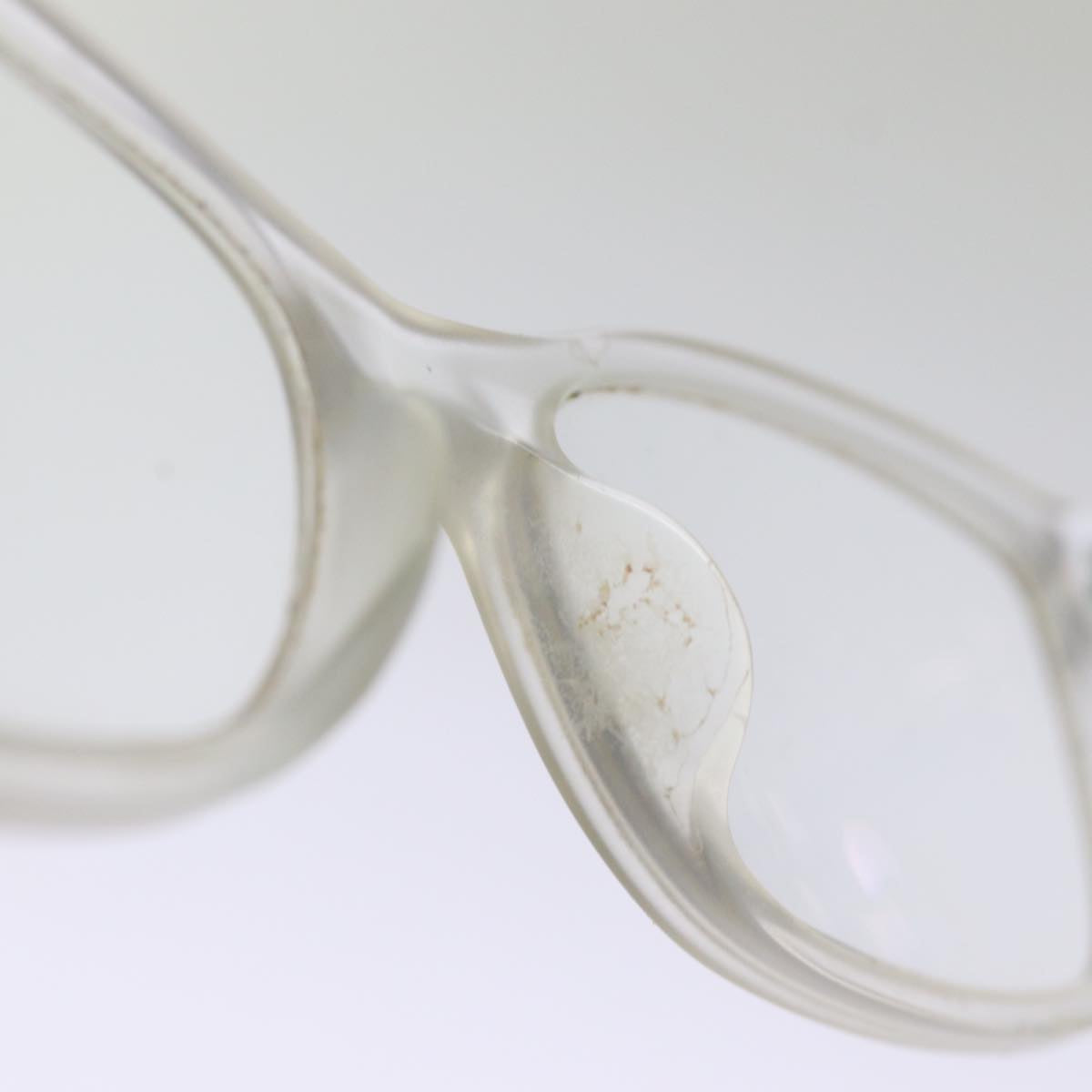 CHANEL Sunglasses plastic Clear CC bs14628