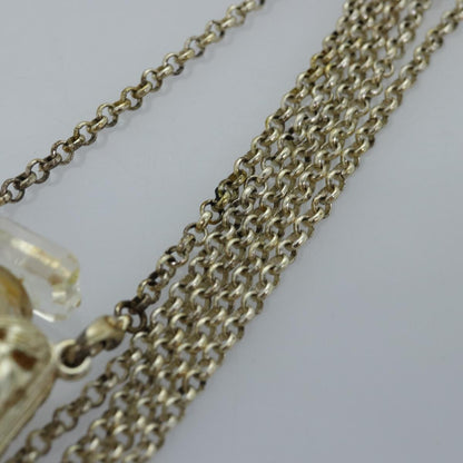 CHANEL Chain Perfume 2Set Gold Silver CC bs14879