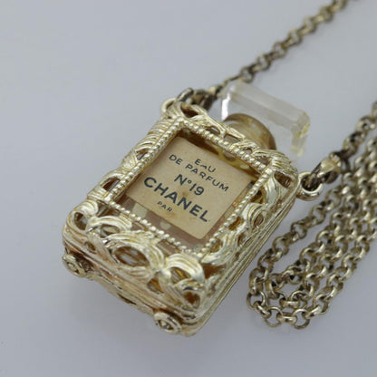 CHANEL Chain Perfume 2Set Gold Silver CC bs14879