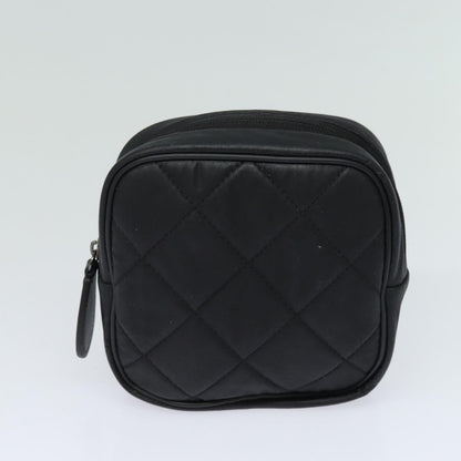 CHANEL Tennis Racket And Ball Set Leather Black White CC bs15099A