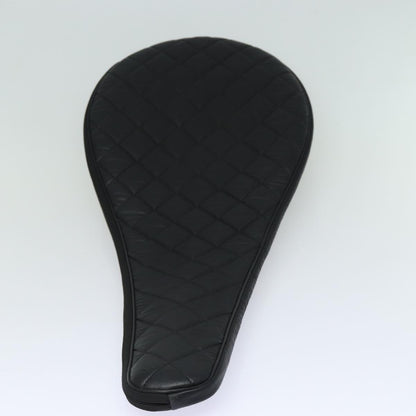 CHANEL Tennis Racket And Ball Set Leather Black White CC bs15099A