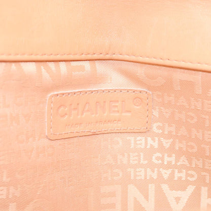 CHANEL Turn Lock Chain Shoulder Bag Lamb Skin Pink CC bs15777