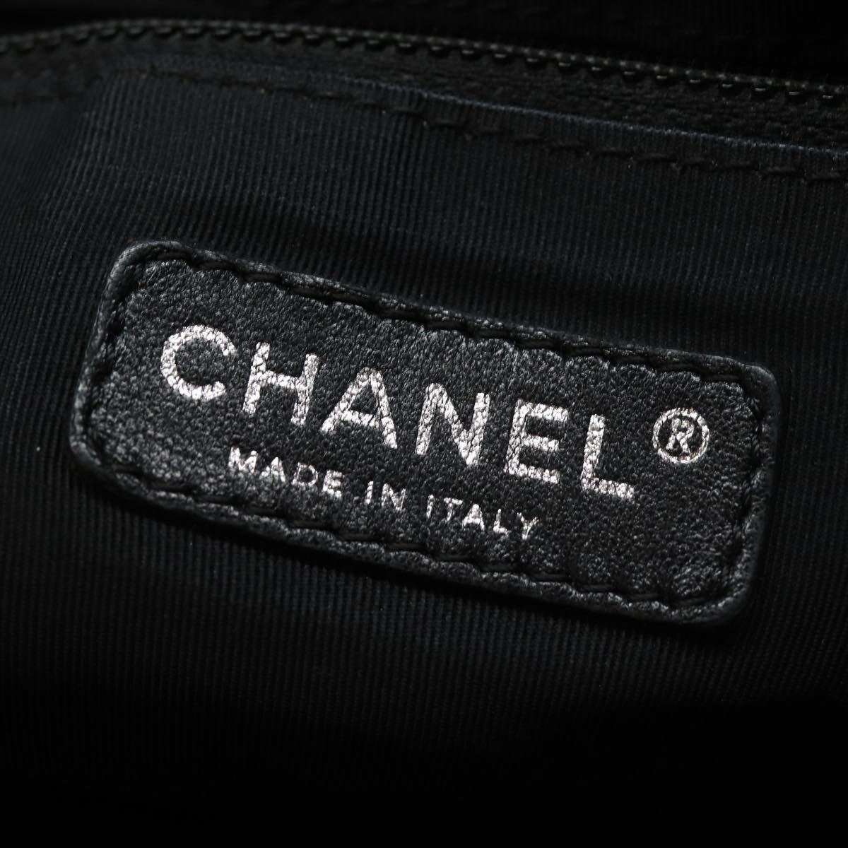 CHANEL Unlimited Tote Bag Nylon Silver CC bs16364