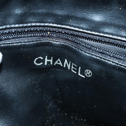CHANEL Matelasse Chain Shoulder Bag Lamb Skin Black CC bs16595