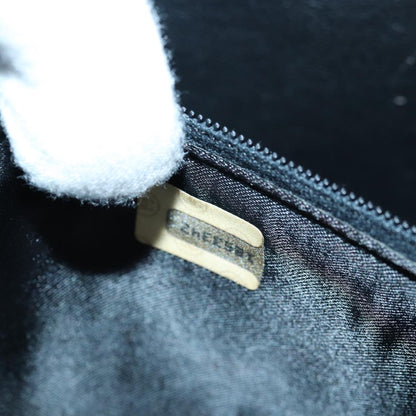 CHANEL V stitch COCO Mark Shoulder Bag Enamel Black CC bs16640