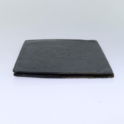CHANEL COCO Mark Note Cover Caviar Skin Black CC bs16686