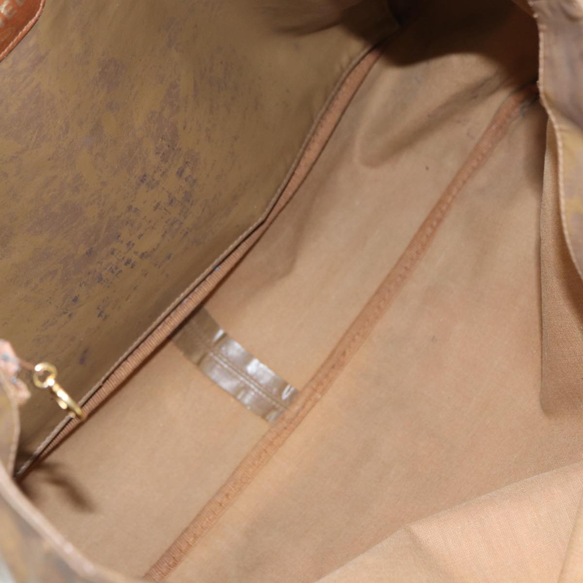 CHANEL COCO Mark Tote Bag Patent leather Beige CC bs16858