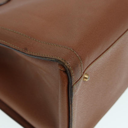 GUCCI Bamboo Hand Bag Leather Brown Gold 002 1186 0260  bs17019