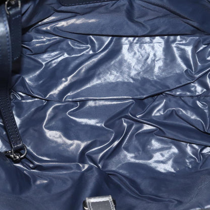 CHANEL Cococoon Tote Bag Nylon Leather Silver CC bs17165