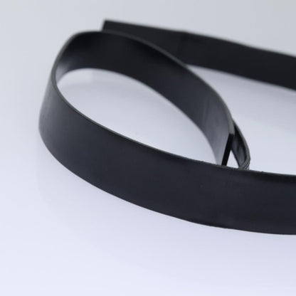 CHANEL Belt Leather 40 Black CC bs17331