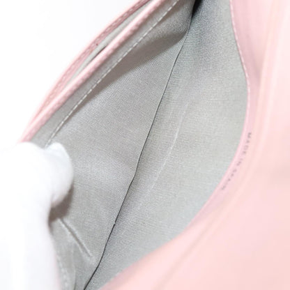 CHANEL Wallet Caviar Skin Pink Silver CC bs17427