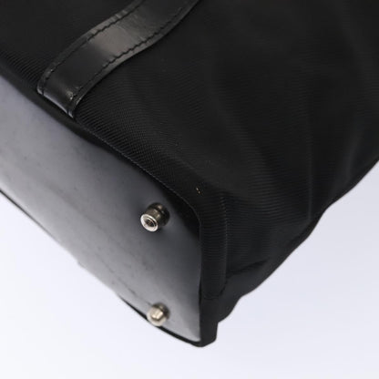 GUCCI Bamboo Hand Bag Nylon Black Gold 000 3754 0508  bs17437