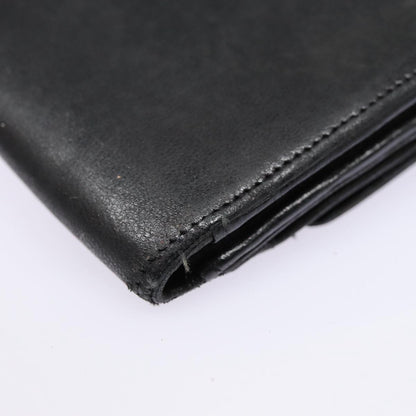 CHANEL Wallet Leather Black Gold CC bs17493