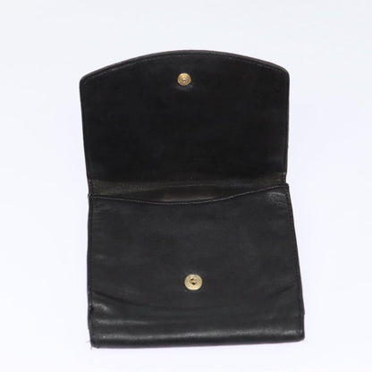 CHANEL Wallet Leather Black Gold CC bs17493