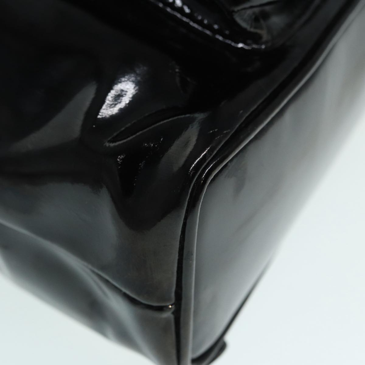 GUCCI Bamboo Backpack Enamel Black Gold 003 3444 0030  bs17710