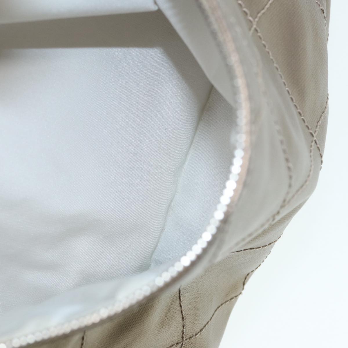CHANEL Paris Biarritz MM Tote Bag Coated Canvas Gold Tone Silver CC bs17902