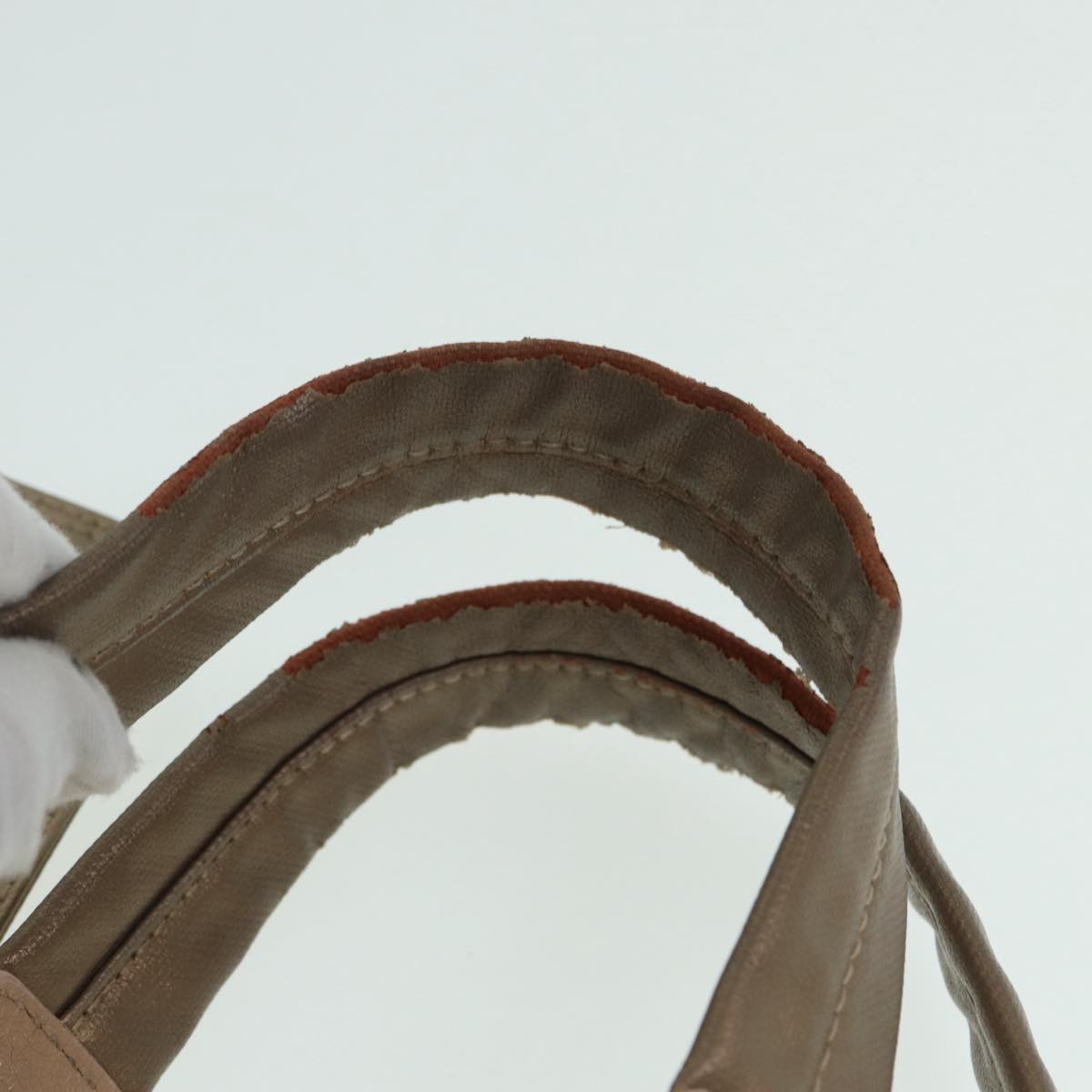 CHANEL Paris Biarritz MM Tote Bag Coated Canvas Gold Tone Silver CC bs17902