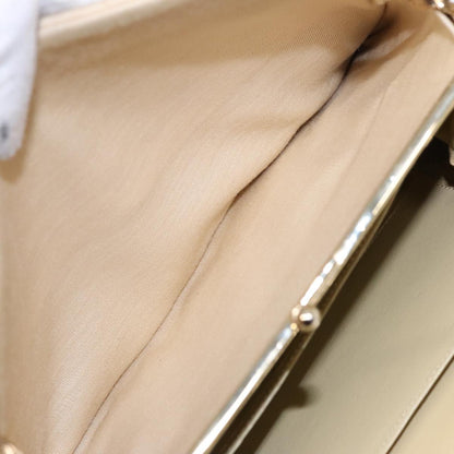 CHANEL Chain Shoulder Bag cotton Beige CC bs18003
