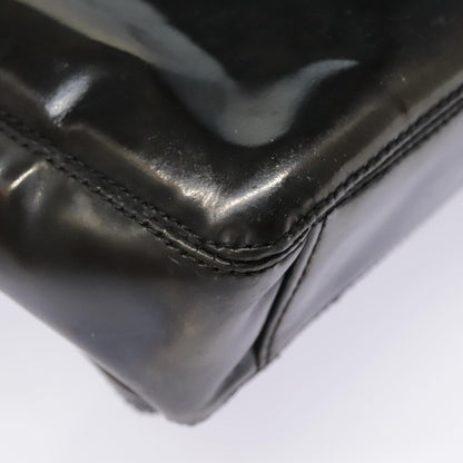 CHANEL Tote Bag Patent leather Black CC bs18064