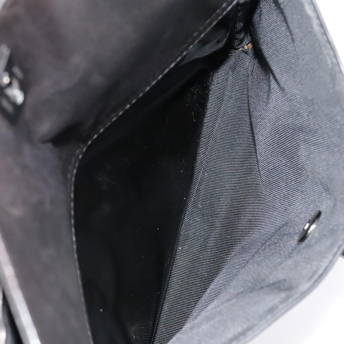 CHANEL Tote Bag Patent leather Black CC bs18064