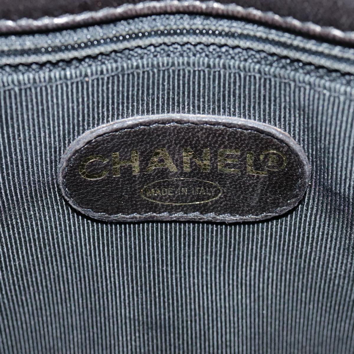 CHANEL Tote Bag Patent leather Black CC bs18064