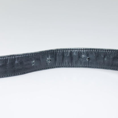 CHANEL Bicolore Chain Waist bag Leather Black Gold CC bs18454
