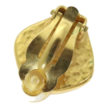 CHANEL COCO Mark Earring metal Gold CC bs18469