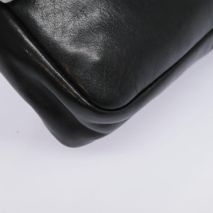 CHANEL Chain Waist bag Lamb Skin Black Gold CC bs18476