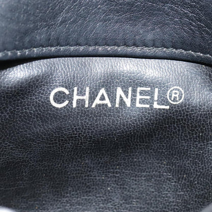CHANEL Chain Waist bag Lamb Skin Black Gold CC bs18476