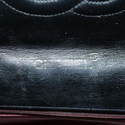 CHANEL Matelasse Chain Shoulder Bag Lamb Skin Gold Black CC bs18532