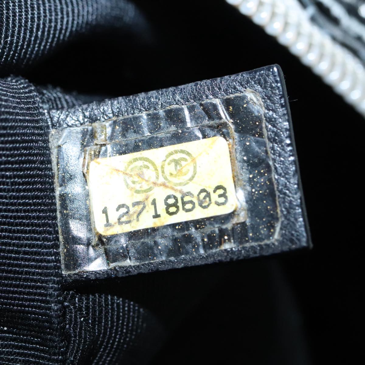 CHANEL Unlimited Tote Bag Nylon Silver CC bs18573