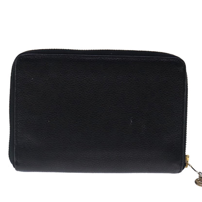 CHANEL Wallet Caviar Skin Black Gold CC bs18702