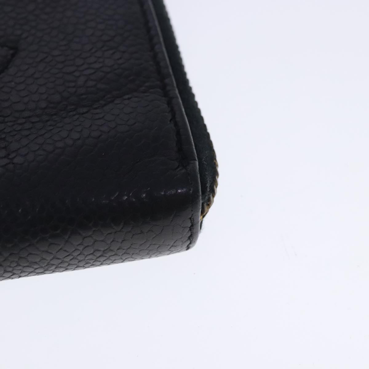 CHANEL Wallet Caviar Skin Black Gold CC bs18702