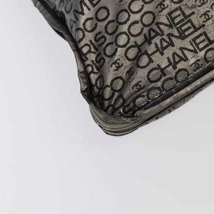 CHANEL Unlimited Tote Bag Nylon Silver CC bs18754