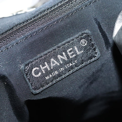 CHANEL Unlimited Tote Bag Nylon Silver CC bs18754
