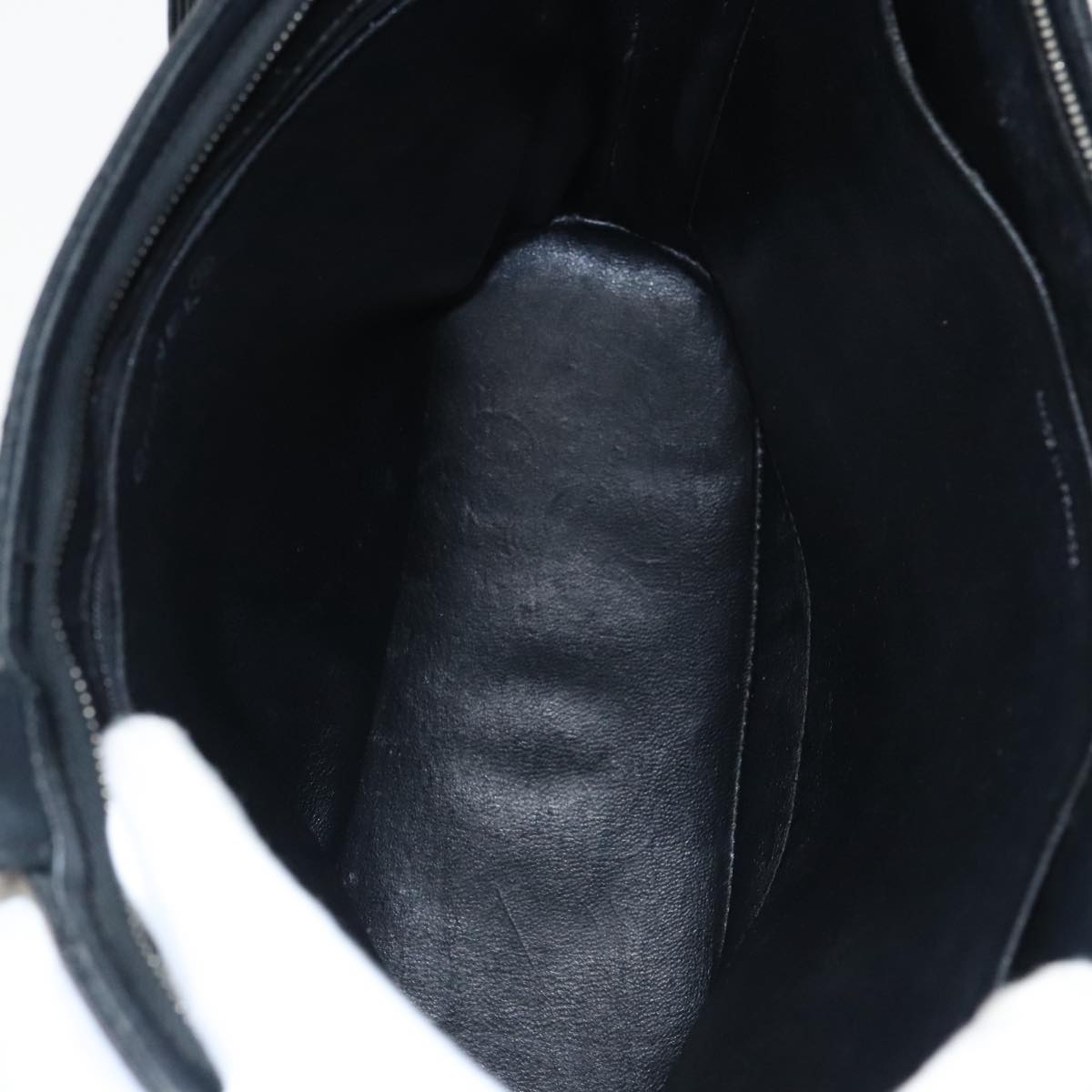 CHANEL Matelasse Tote Bag Caviar Skin Black CC bs18884
