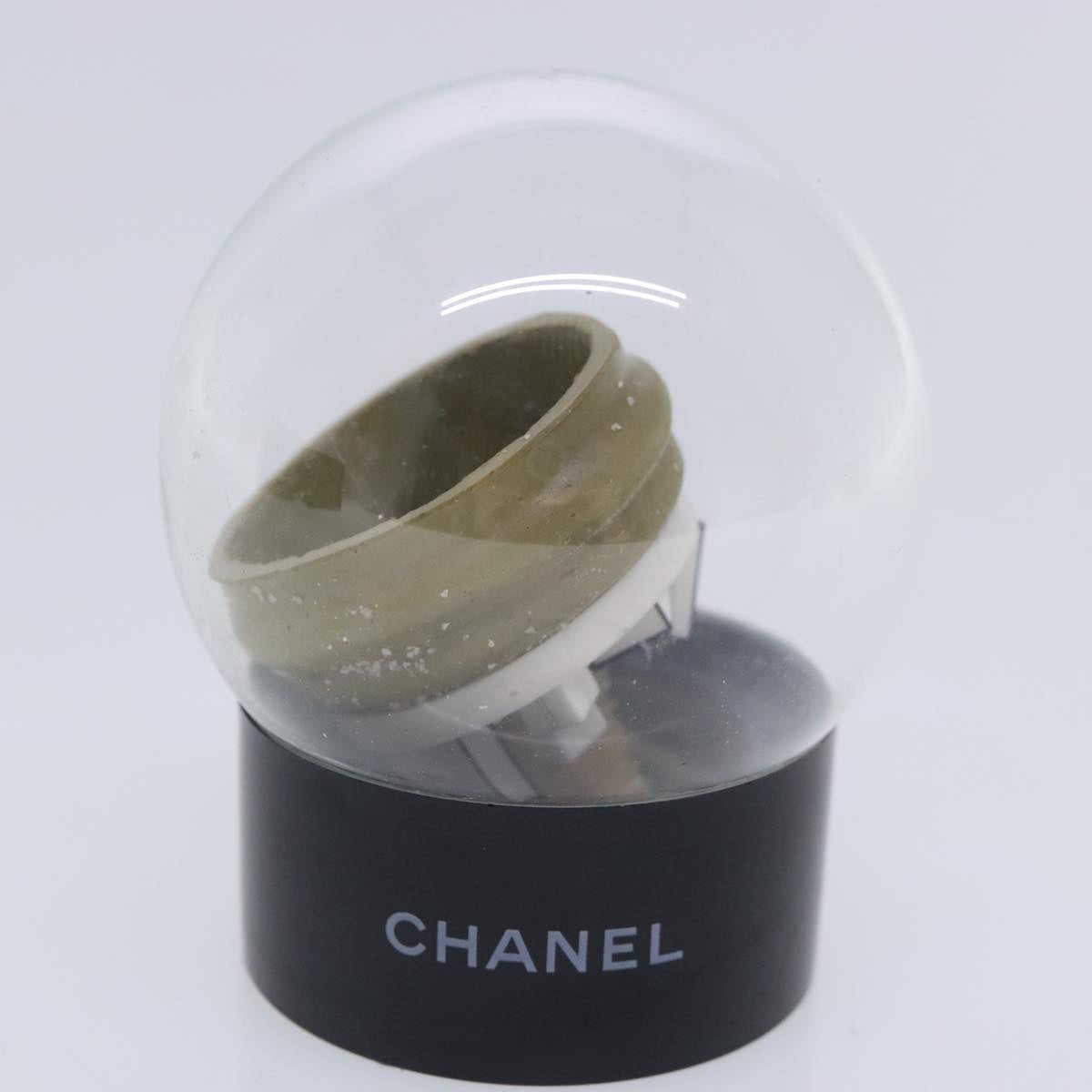 CHANEL Snow Globe 2Set Clear CC bs18933