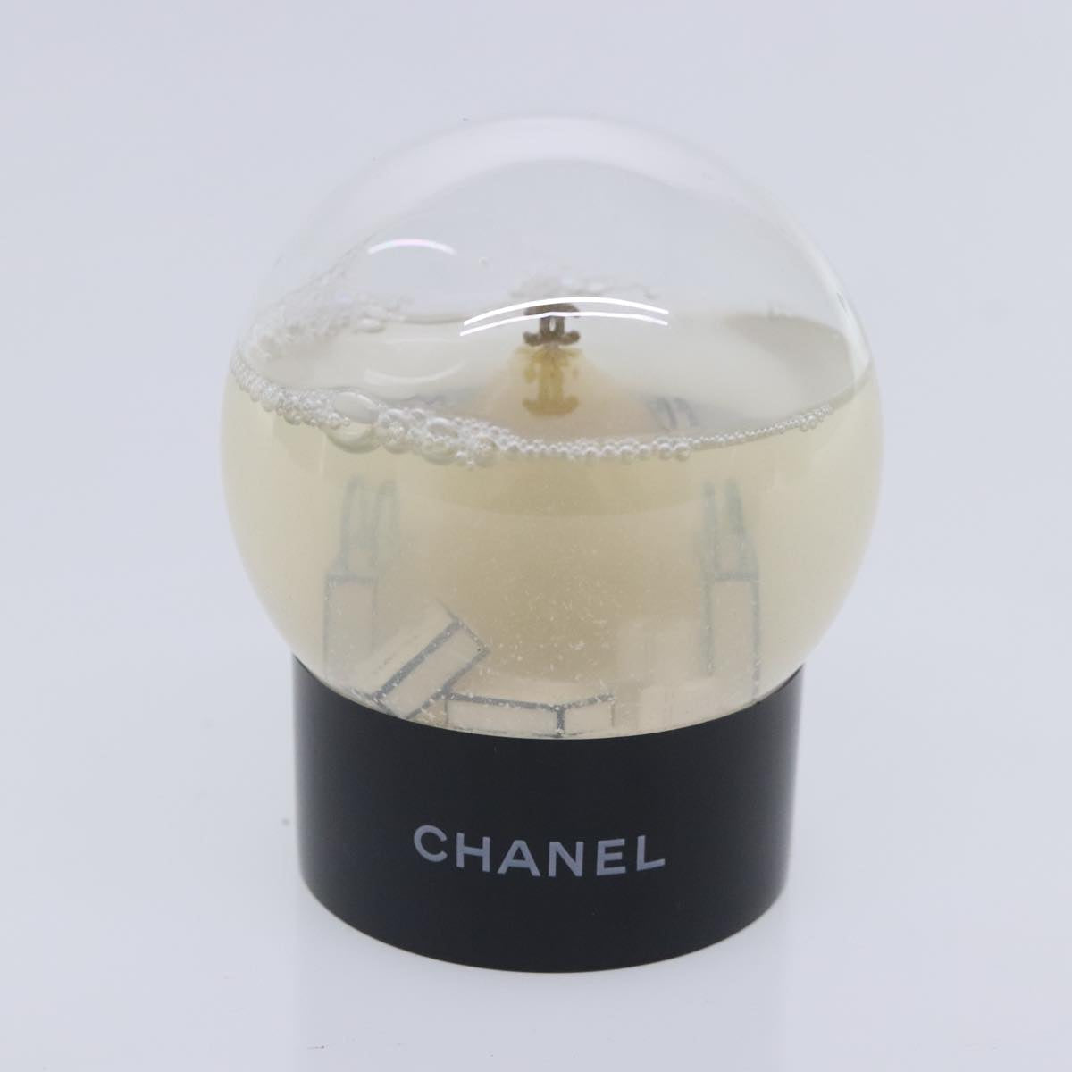 CHANEL Snow Globe 2Set Clear CC bs18933