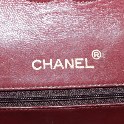 CHANEL Matrasse Chain Shoulder Bag Lamb Skin Black Gold CC bs19047A