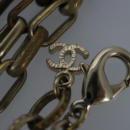 CHANEL Necklace metal Gold Tone CC bs19061