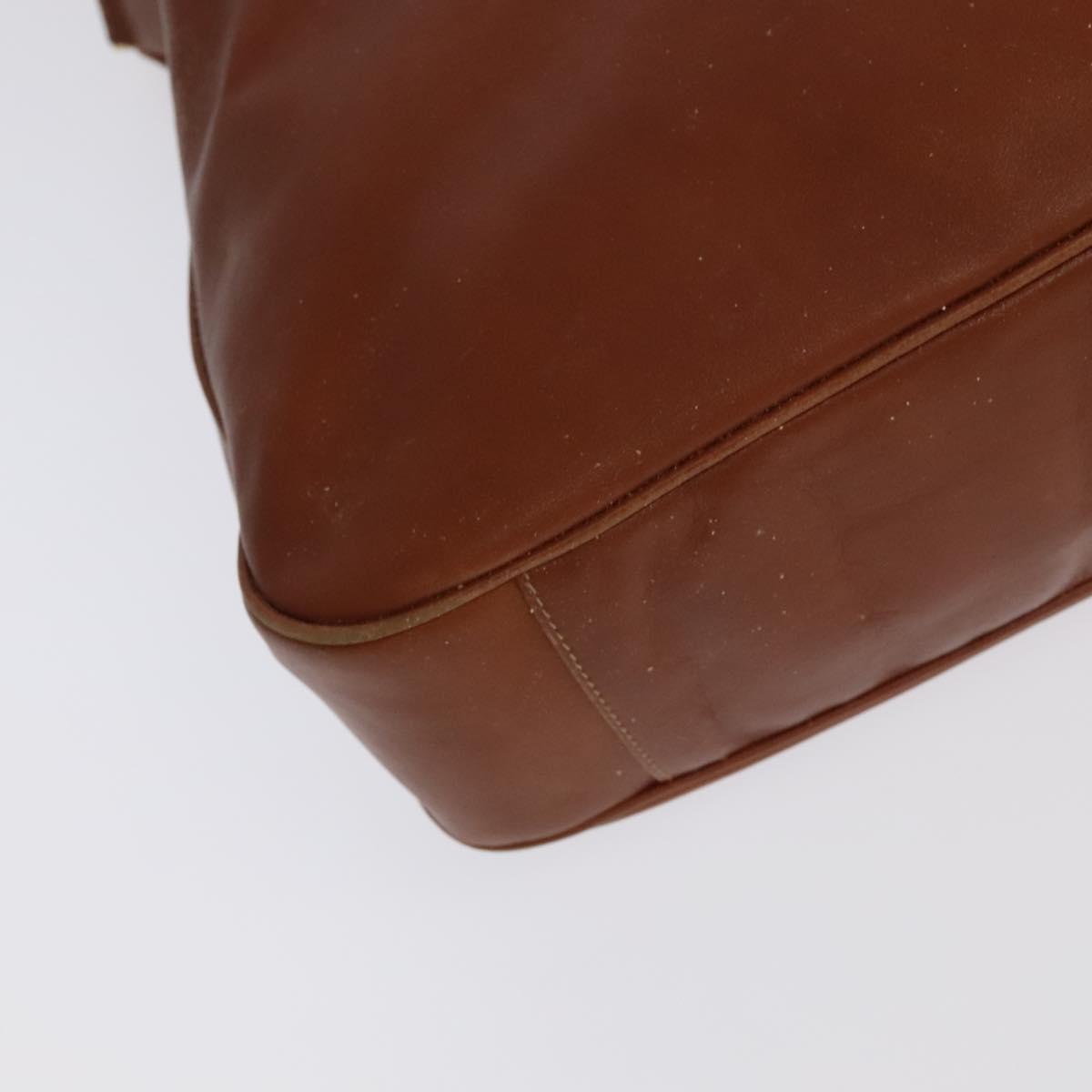 GUCCI Bamboo Hand Bag Leather 2way Brown Gold 001 1781 1577  bs19269